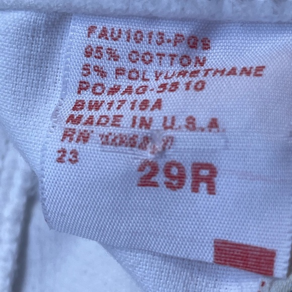 Adriano Goldschmied White Flare Velour Jeans Size 29 R EUC - Picture 6 of 8